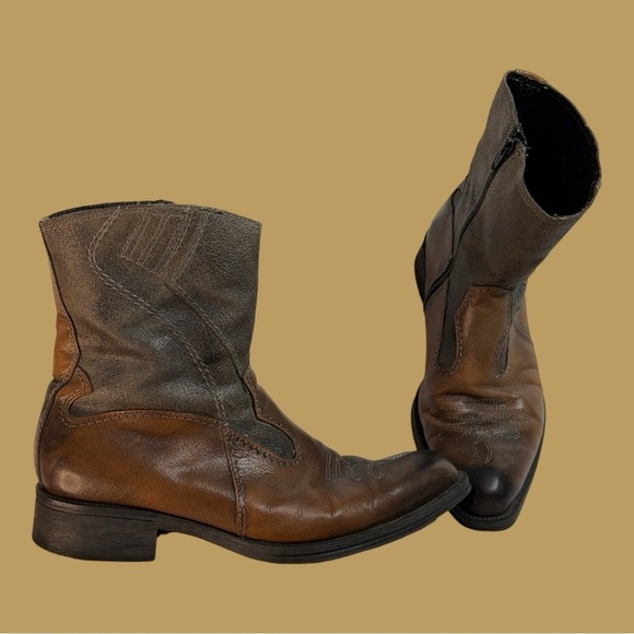 ALDO Men’s Western Casual Side Zipper Short Boots Size 41, US Size 8 main image 7